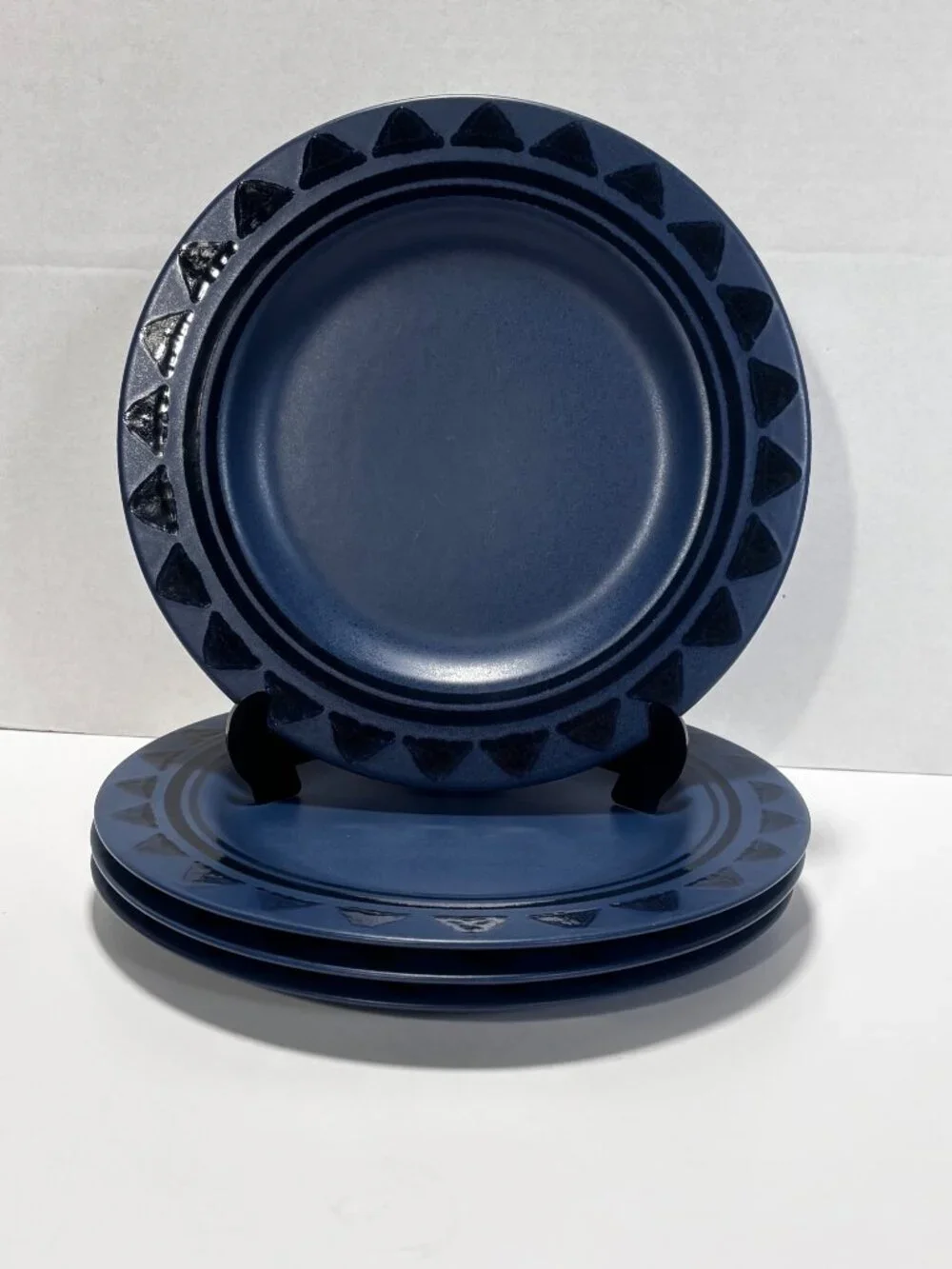 Pfaltzgraff Morning Light Stoneware Dinner Plates Set Of 4 VTG 90s Made In USA